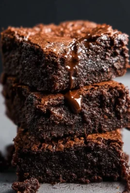 Delicious homemade cake mix brownies on a plate