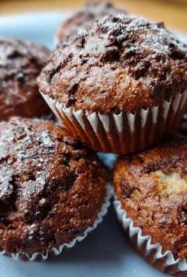 Delicious chocolate chunk muffins made from a cake mix