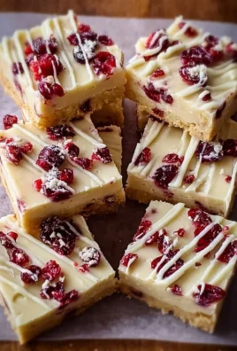 Delicious homemade Cranberry Bliss Bars inspired by Starbucks recipe