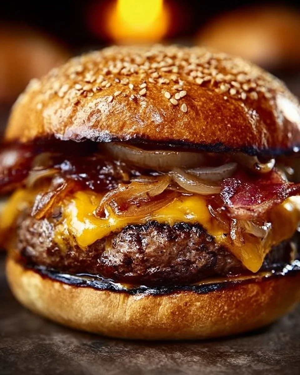 Delicious cracked burgers served with fresh toppings and sides.