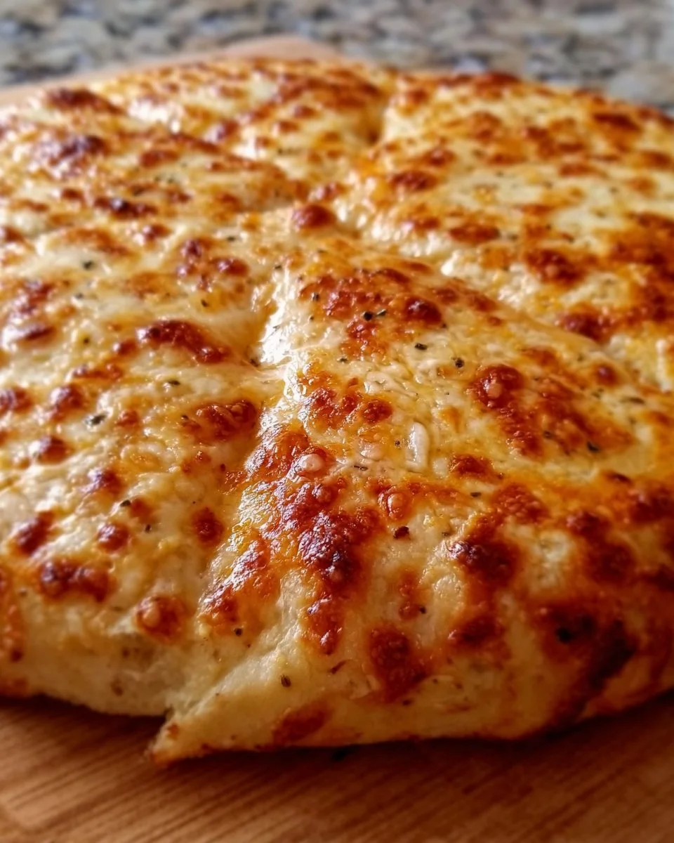 Delicious homemade pizza crust fresh out of the oven