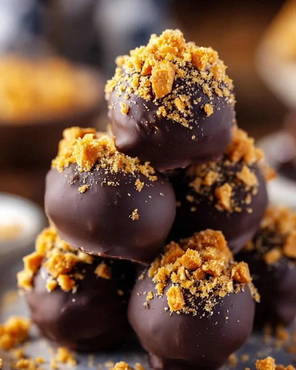 Delicious quick and easy Butterfinger Balls for dessert lovers