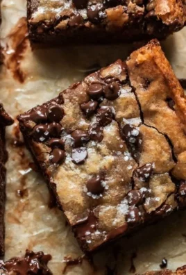 Small batch brown butter vegan blondies on a plate
