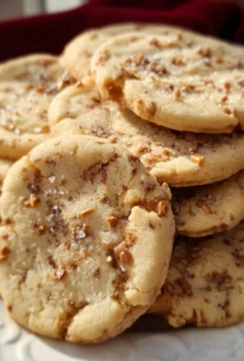 Delicious toffee butter icebox cookies on a plate