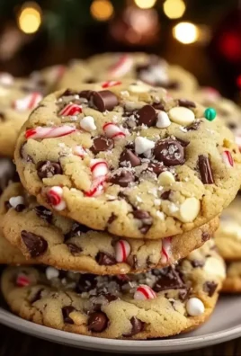 Delicious Winter Wonderland Chocolate Chip Cookies adorned with festive sprinkles